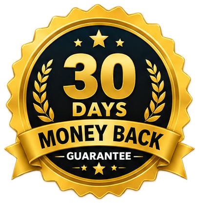 30-day money back guarantee